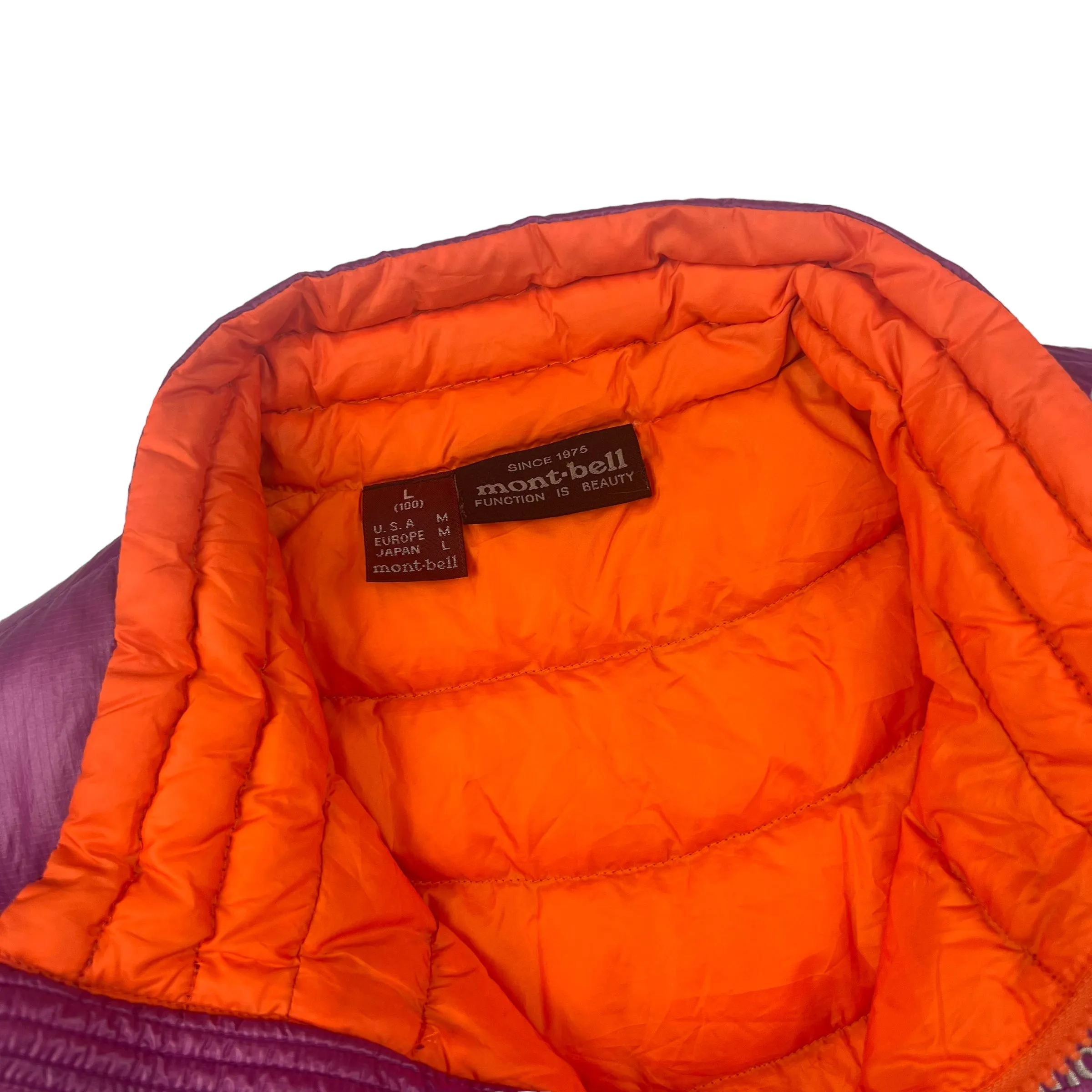 Montbell Purple Puffer Jacket