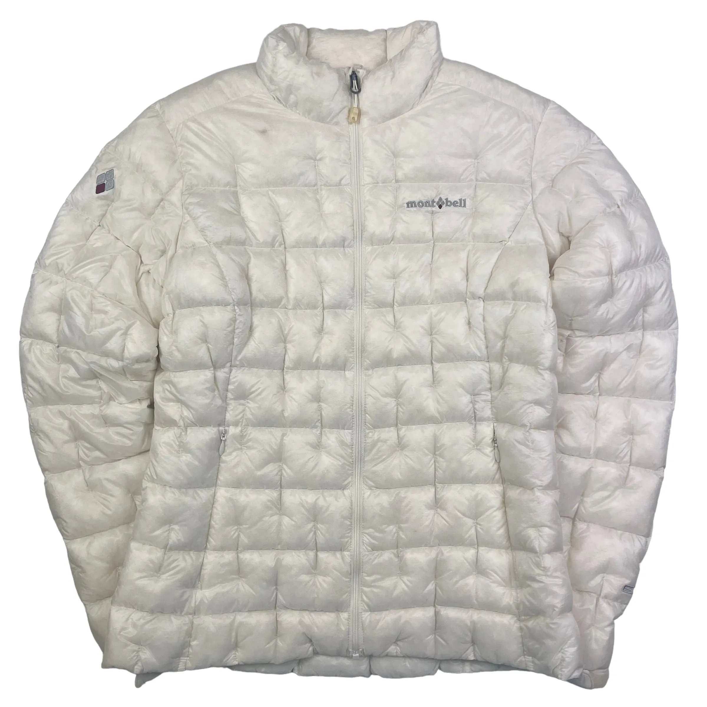 Montbell White Quilted Puffer Jacket