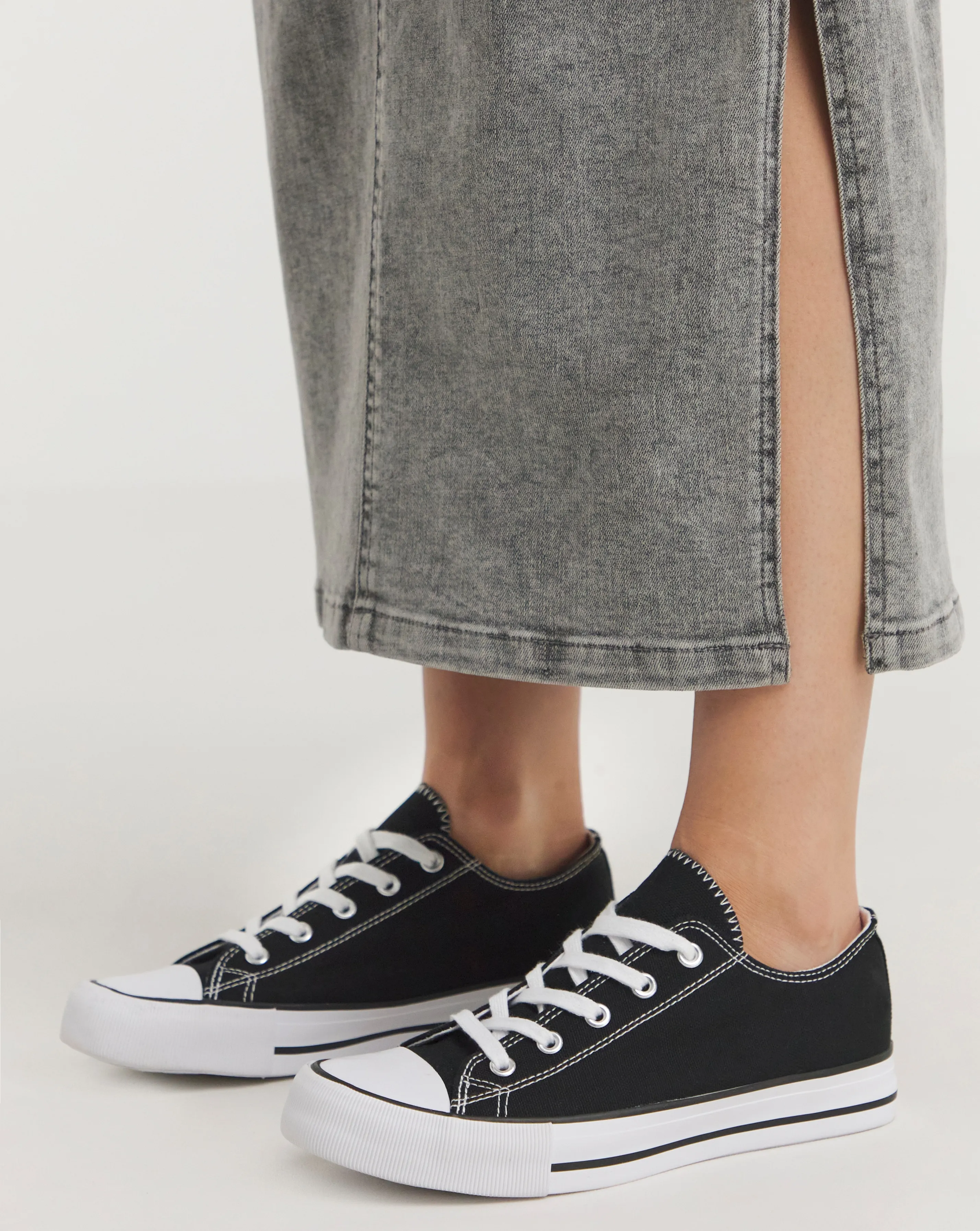 Nelly Chunky Canvas Trainers Extra Wide EEE Fit | Simply Be