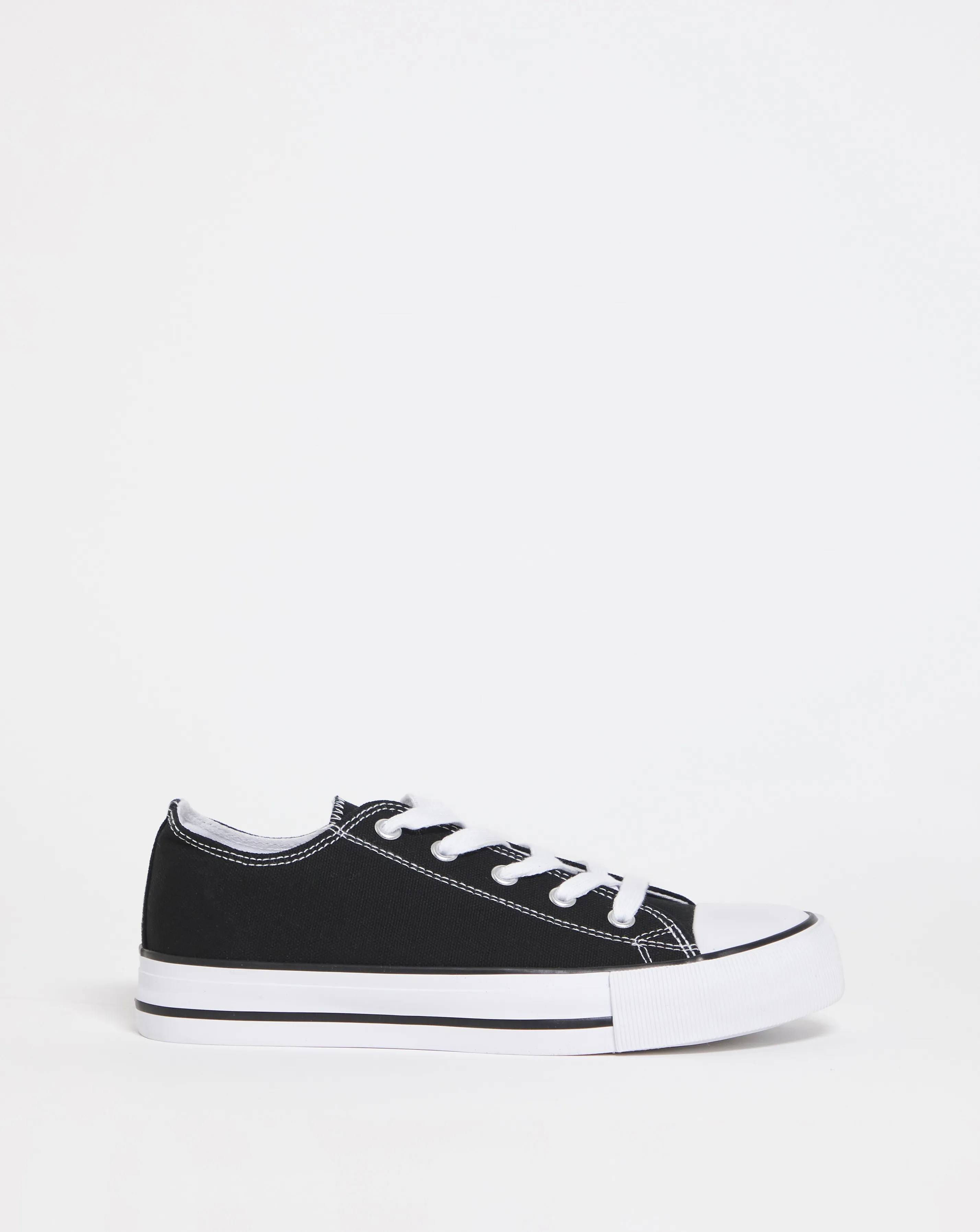 Nelly Chunky Canvas Trainers Extra Wide EEE Fit | Simply Be