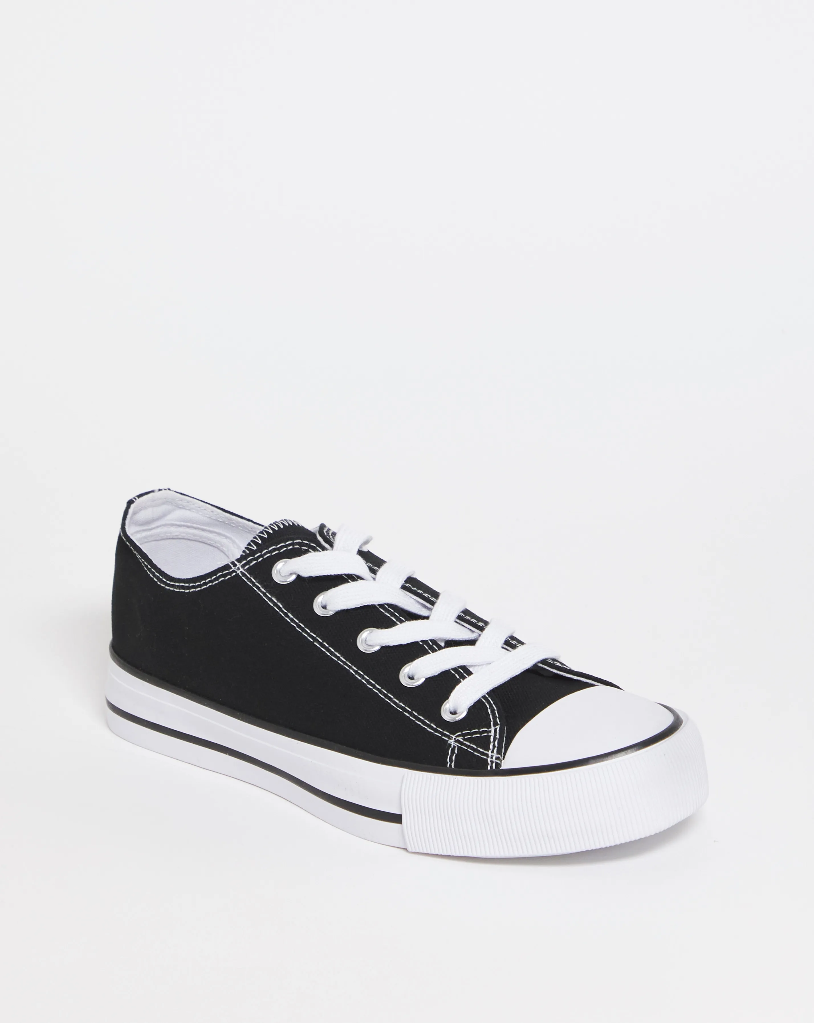 Nelly Chunky Canvas Trainers Extra Wide EEE Fit | Simply Be