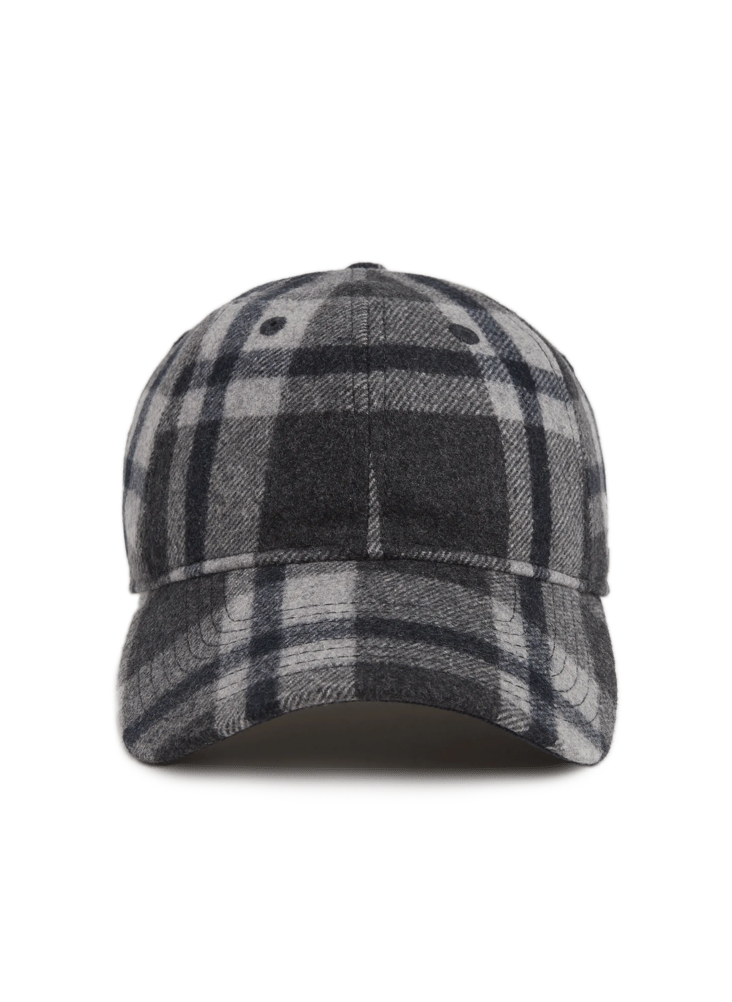 New era  Check baseball cap - Grey