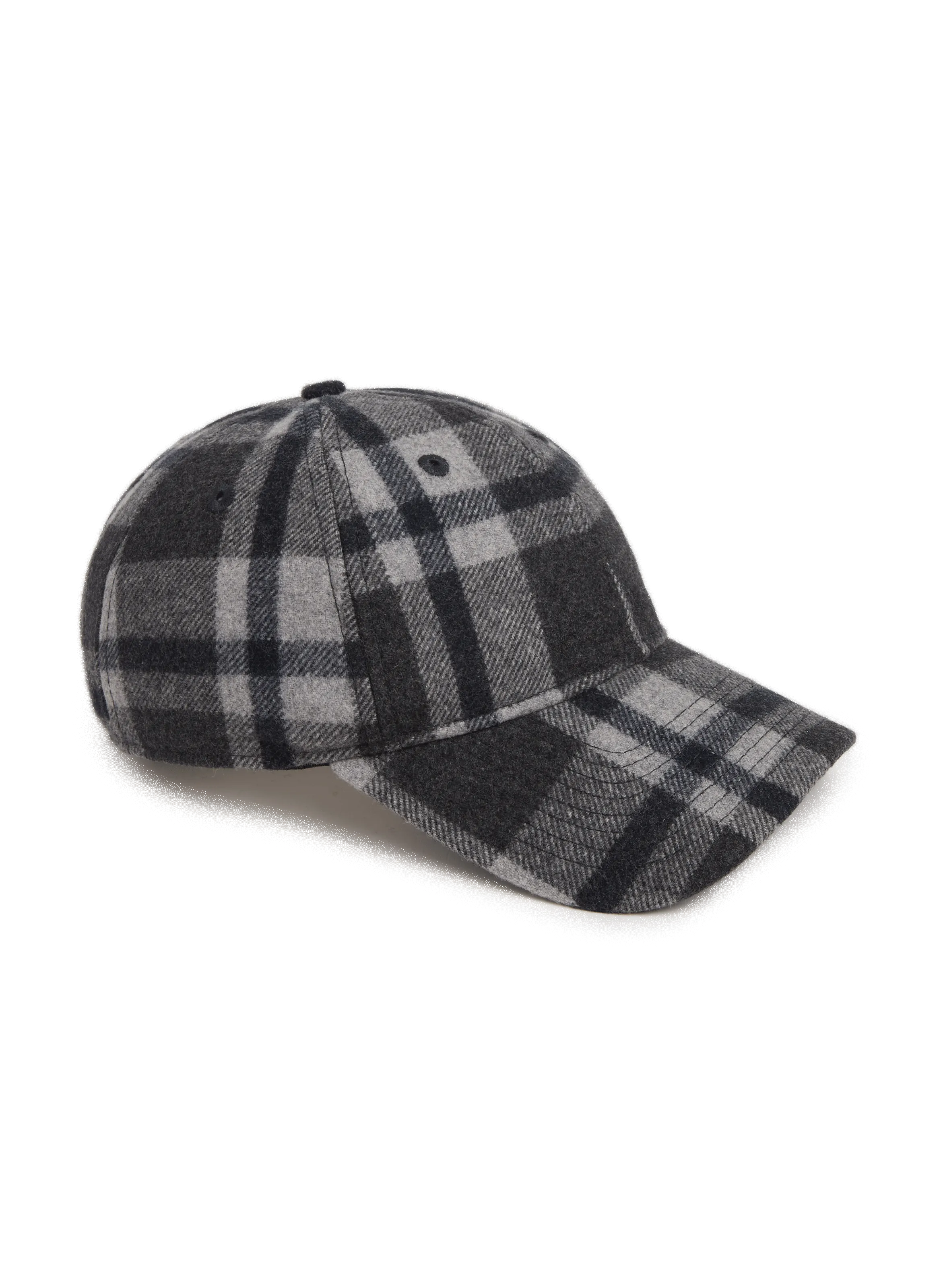 New era  Check baseball cap - Grey