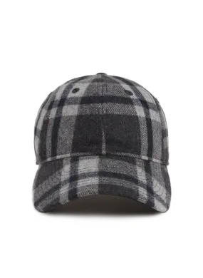 New era  Check baseball cap - Grey