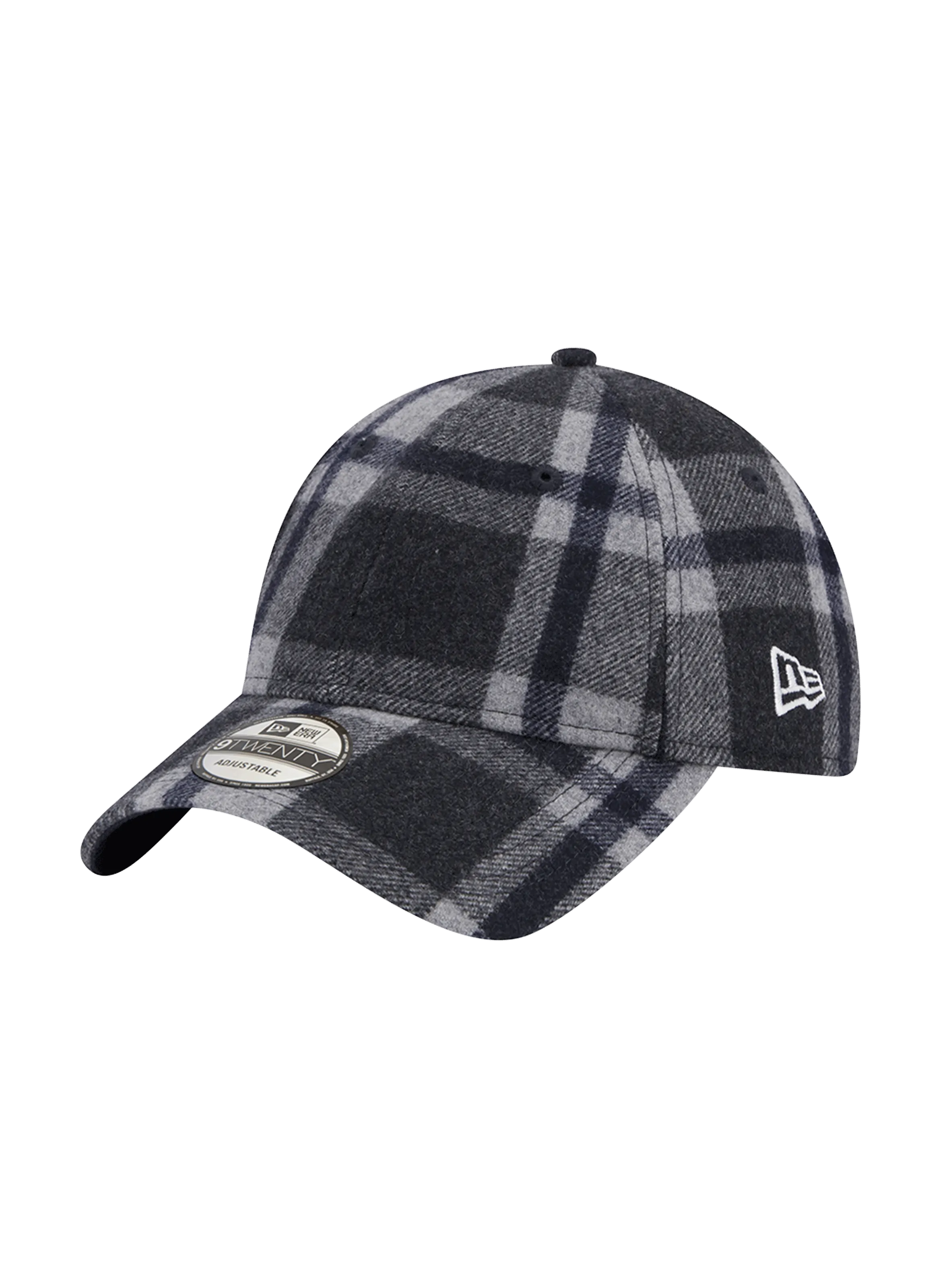 New era  Check baseball cap - Grey