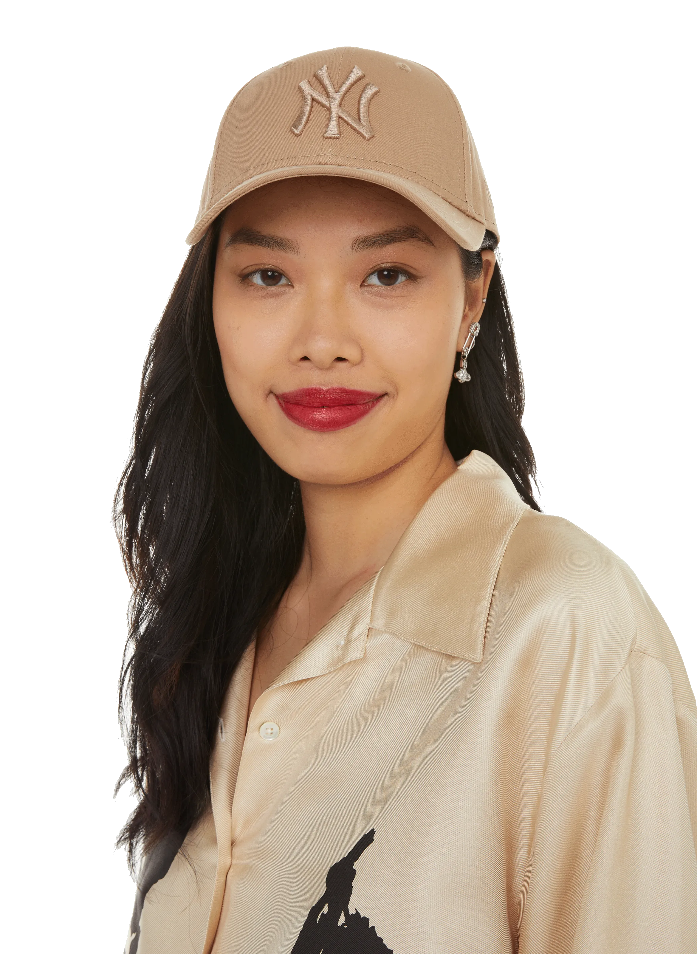 New era  Cotton baseball cap - Beige