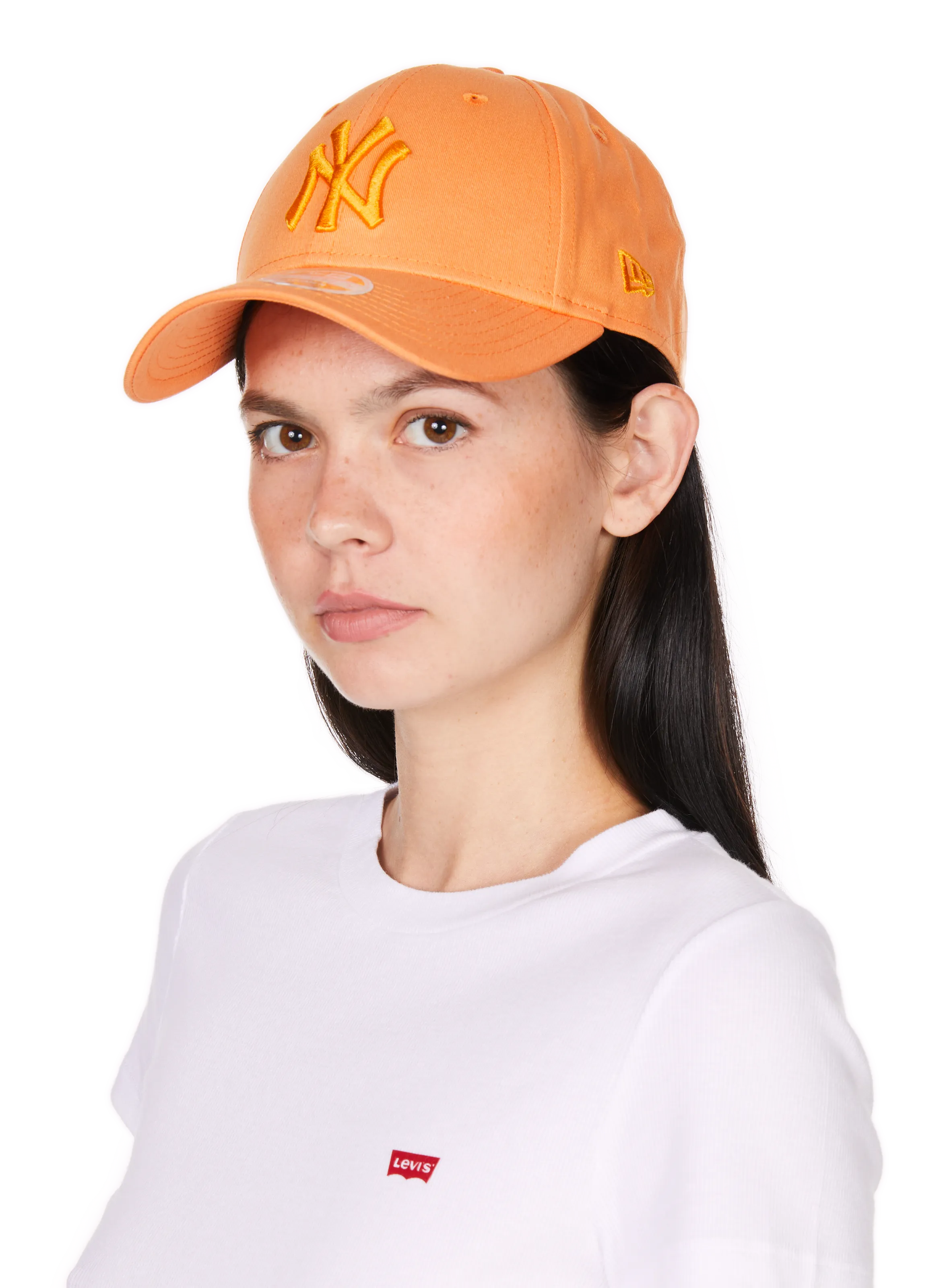 New era  Cotton baseball cap - Orange