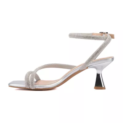 New York & Company Womens Quilla Heeled Sandals