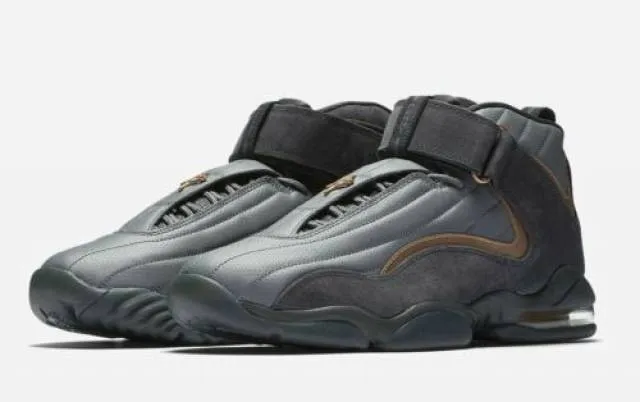 Nike Air Penny IV 4 Basketball Retro Wolf Grey Copper Co...