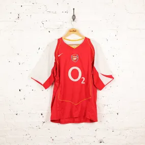 Nike Arsenal 2004 Home Football Shirt - Red - XL