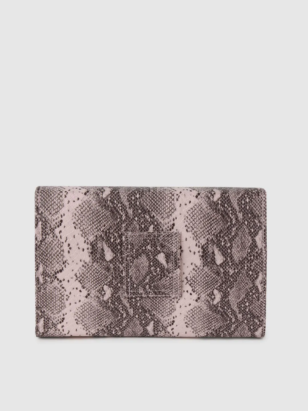 Nude Snake Clutch