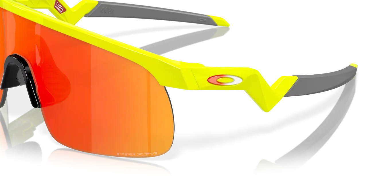 Oakley Tennis Ball Yellow with Prizm Ruby S23