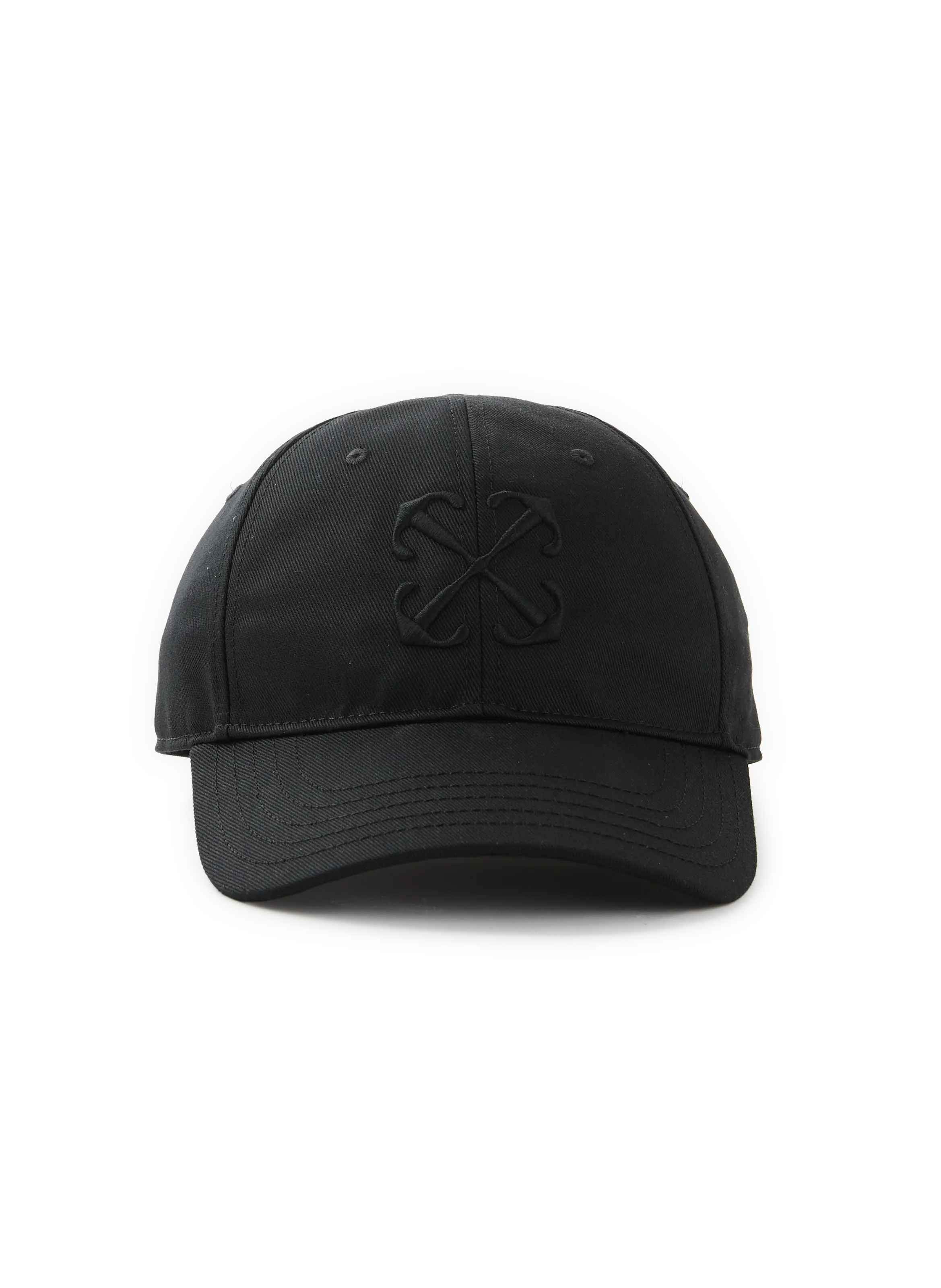 Off-white  Cotton baseball cap - Black