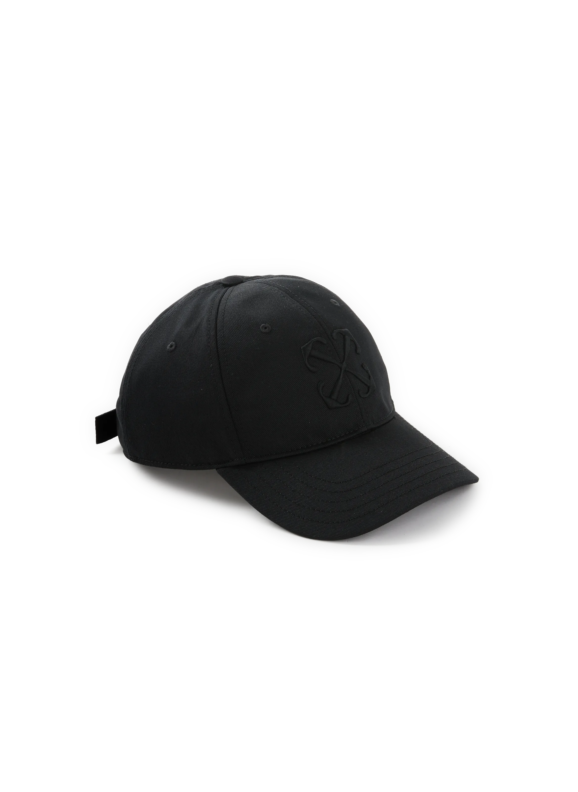 Off-white  Cotton baseball cap - Black