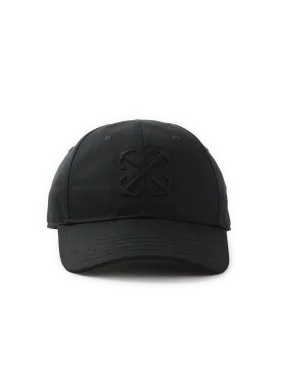 Off-white  Cotton baseball cap - Black