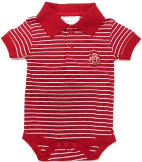 Ohio State Jersey Stripe Golf Creeper