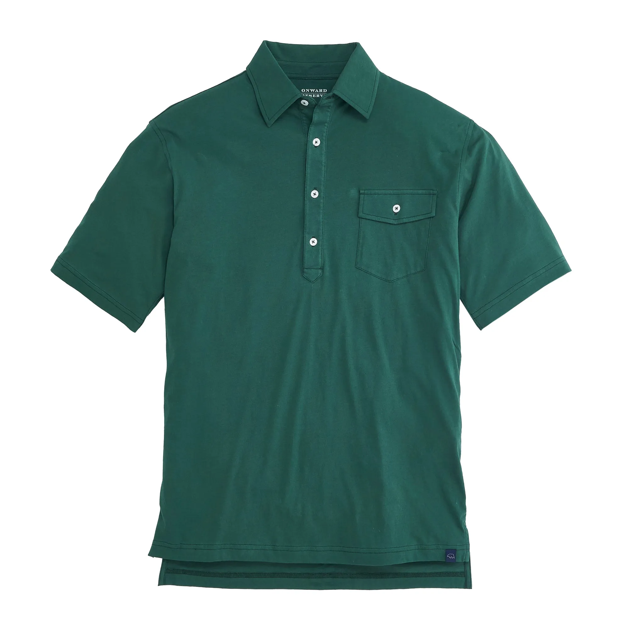 Old School Polo - Posy Green