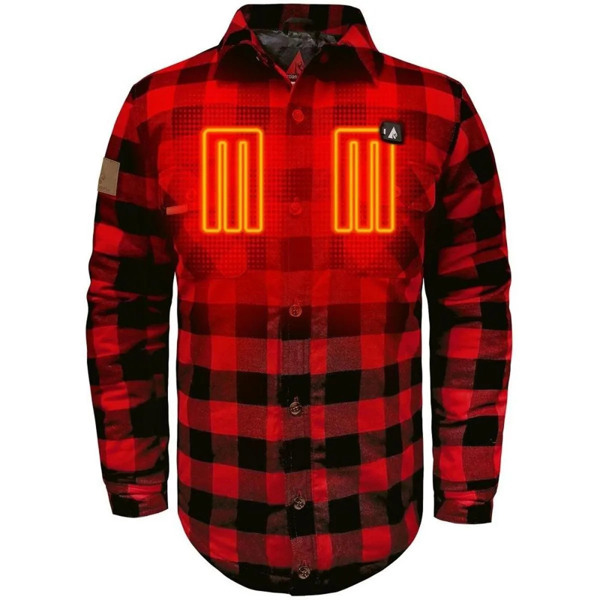 Open Box ActionHeat 5V Battery Heated Flannel Shirt