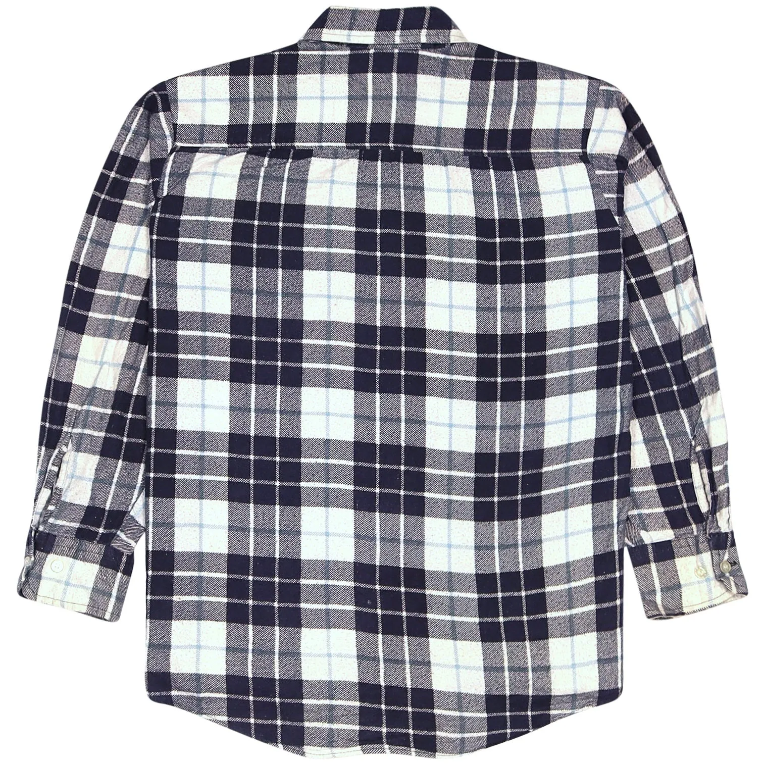 Open Trails Checkered Flannel Shirt Black Beige