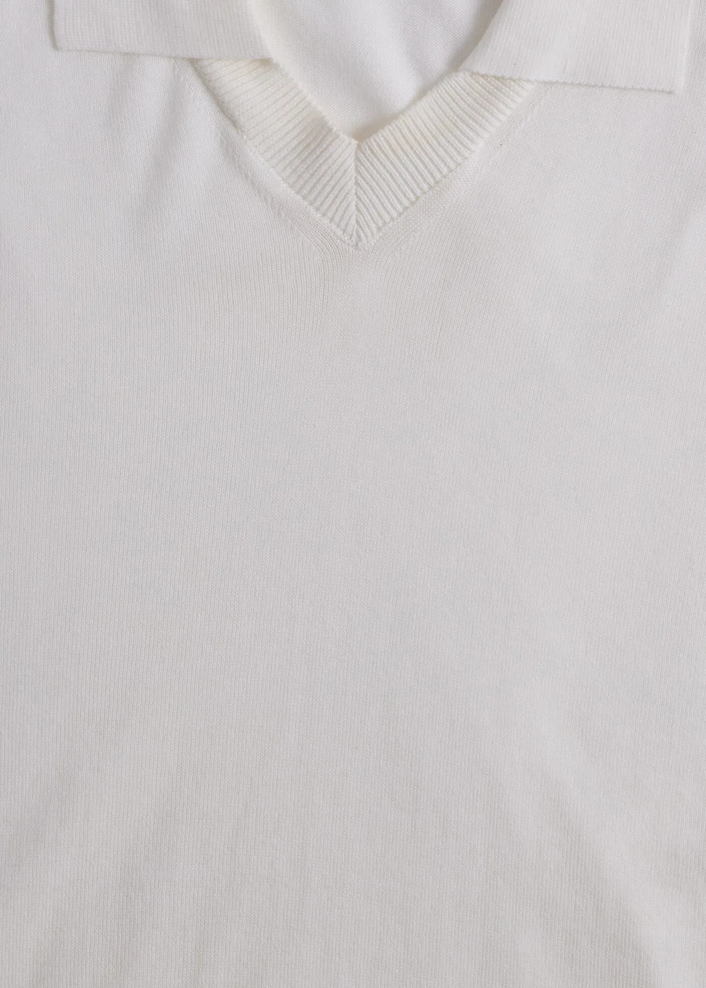 Organic Cotton Open Collar Polo