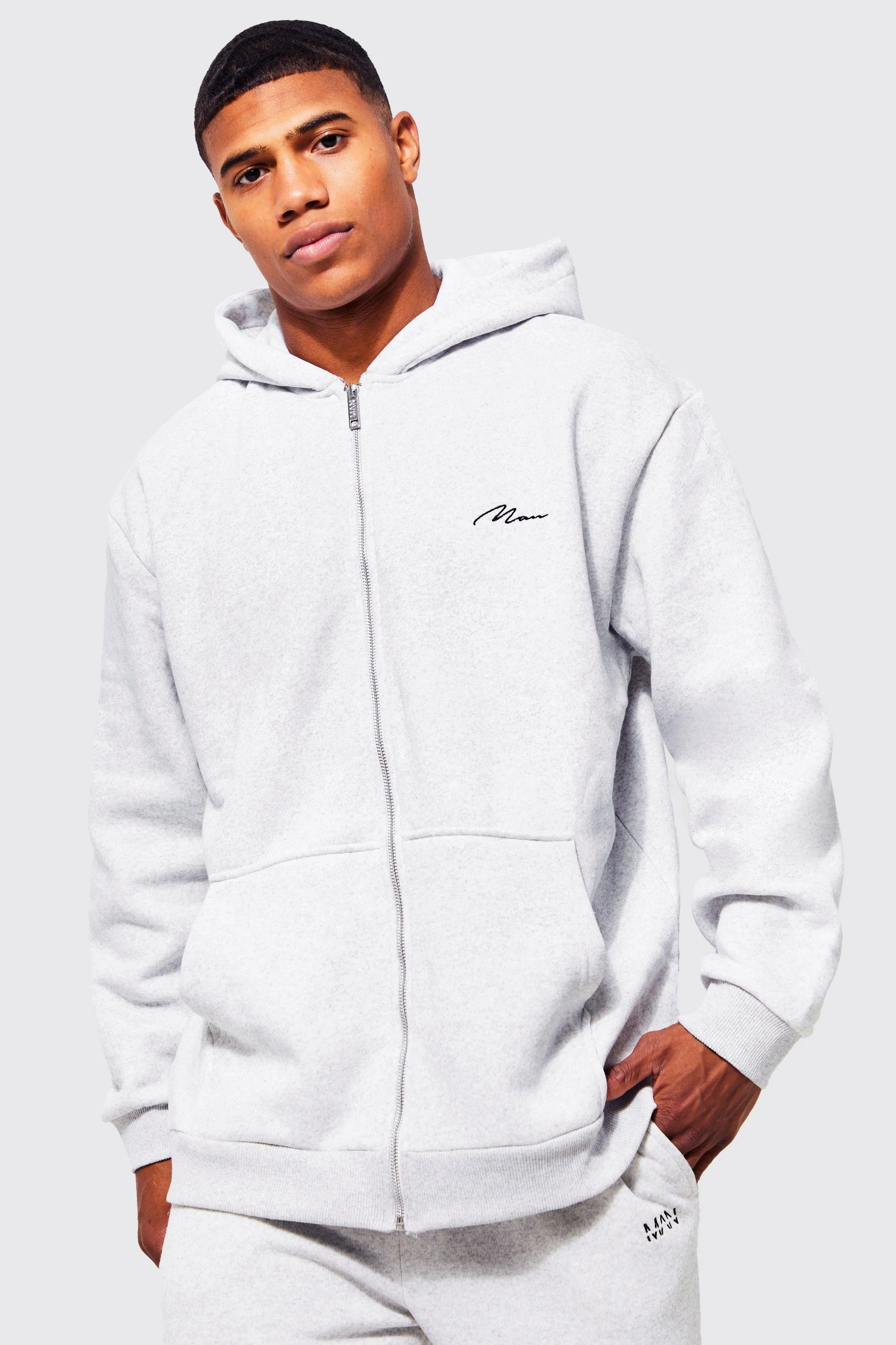 Original Man Zip Through Hoodie