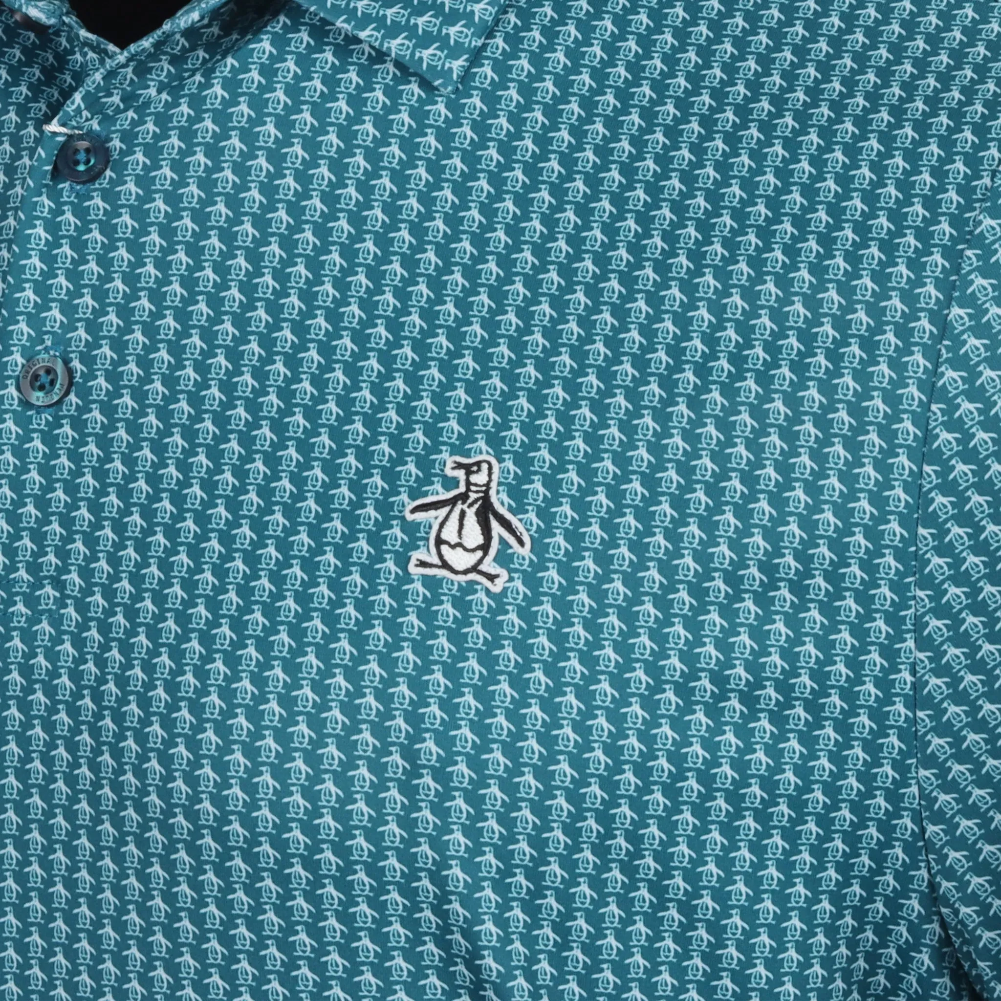 Original Penguin Golf Allover Pete Printed Polo Shirt