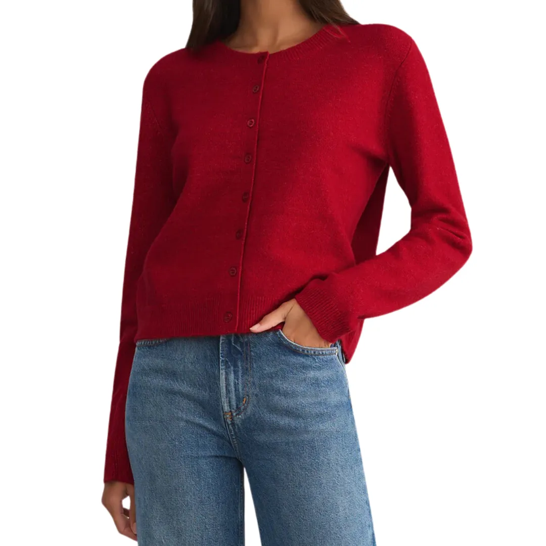 OUTLOOK CARDIGAN HAUTE RED