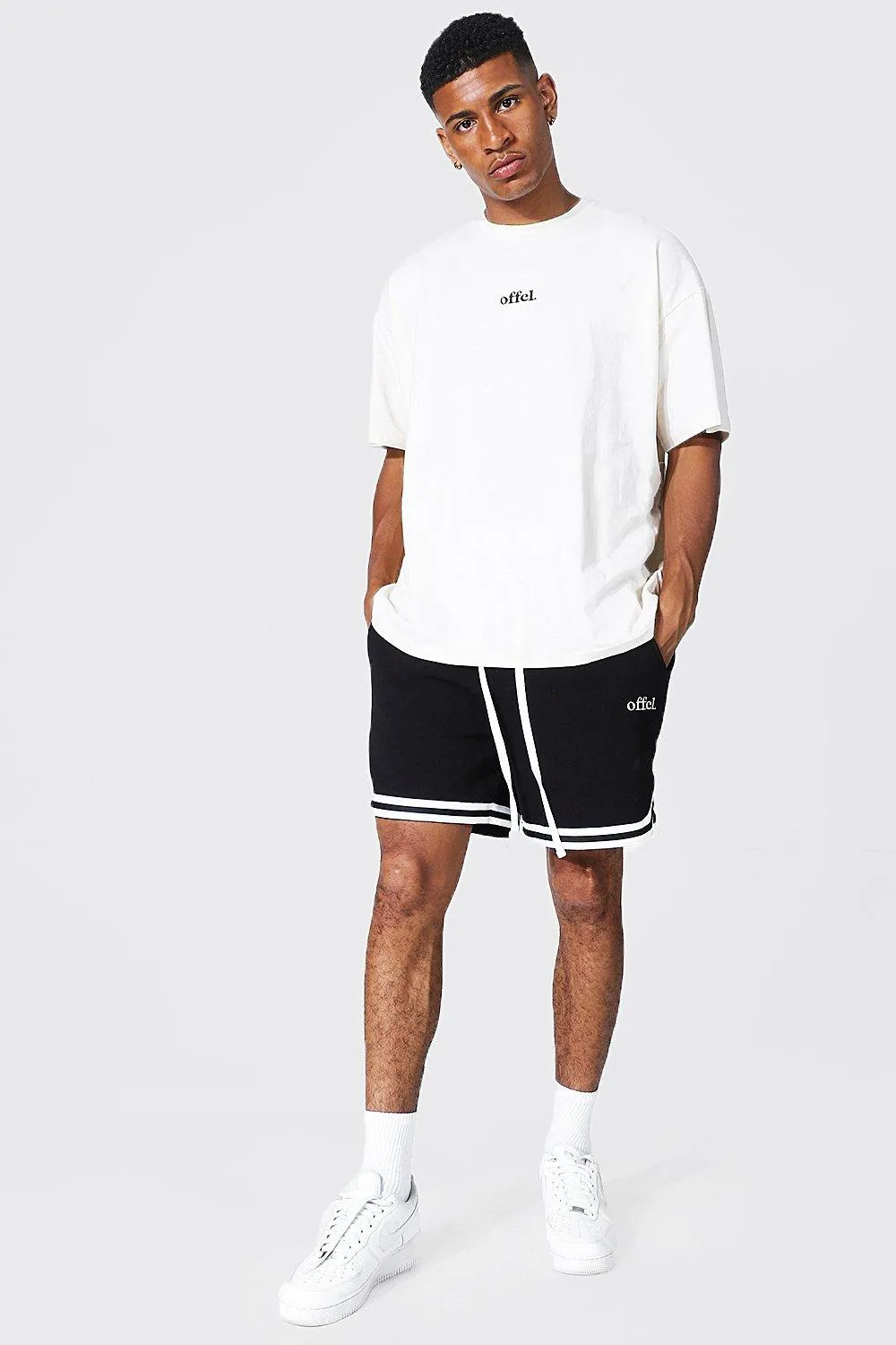 Oversized Offcl Hi-lo Tee & Basketball Short