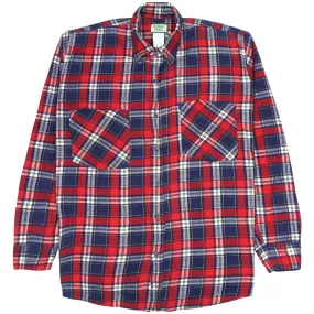 Ozark Trail Checkered Flannel Shirt Navy Red