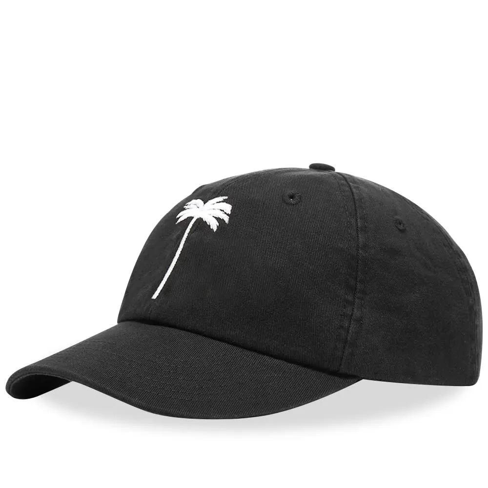 Palm by Palm Angels Logo Baseball CapBlack & White