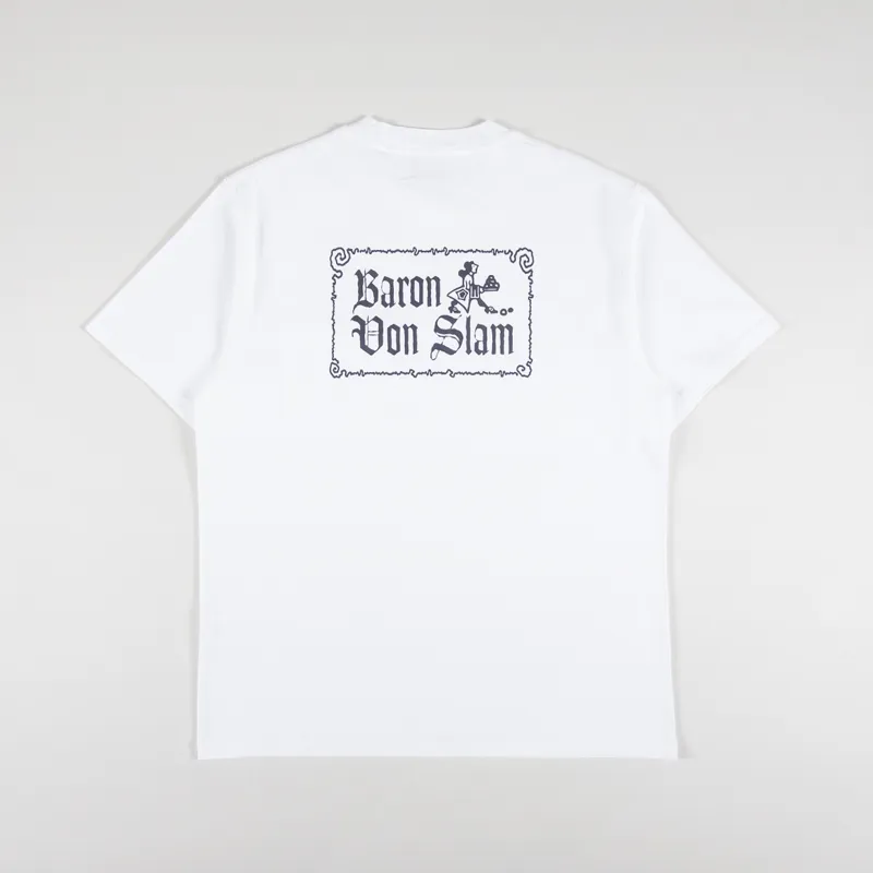 Palmes Tennis Society Baron Pocket T Shirt White