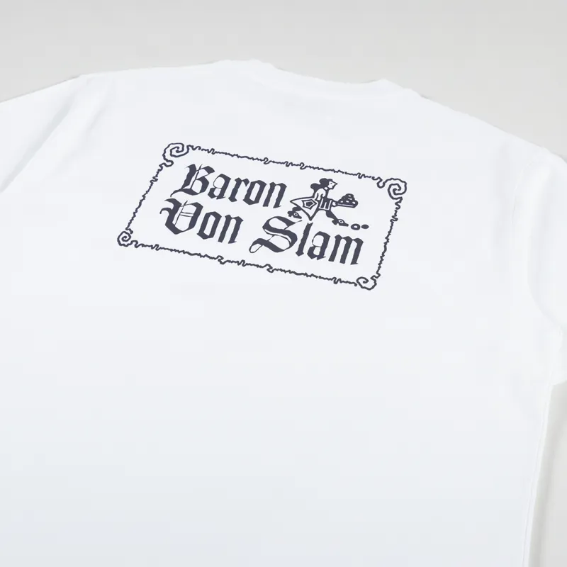 Palmes Tennis Society Baron Pocket T Shirt White