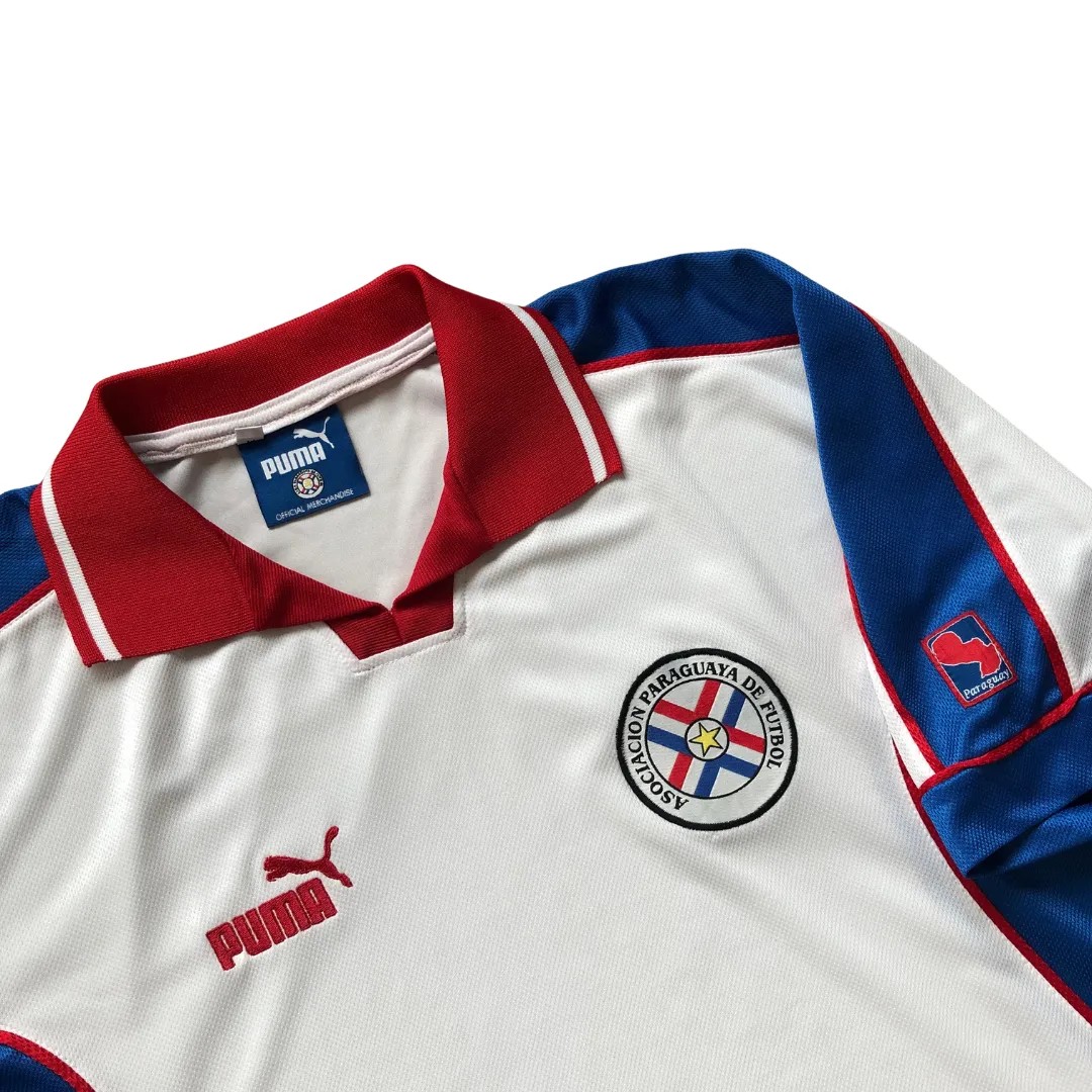 Paraguay 1999/2000 Puma Away Football Shirt Medium