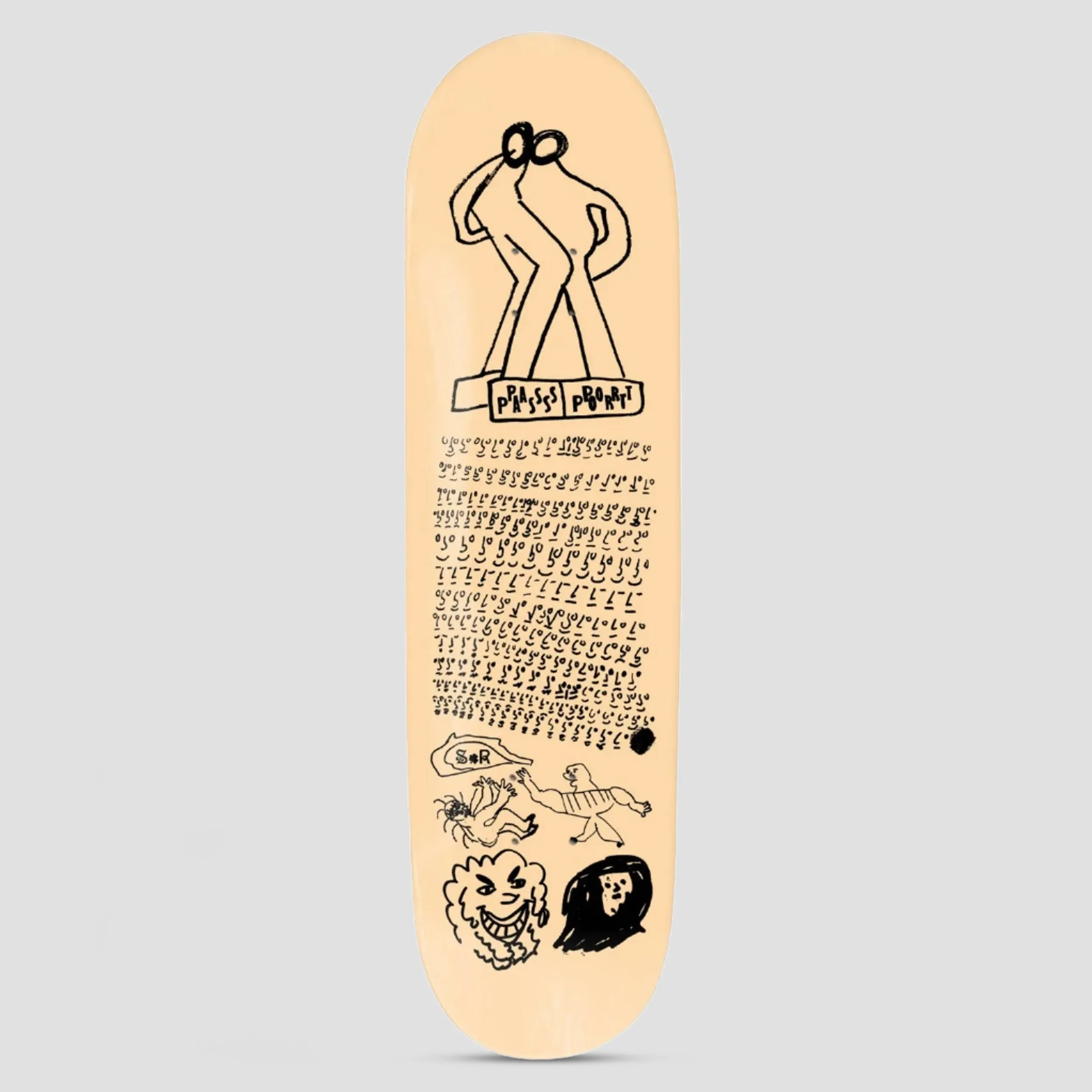 Passport 8.5 S.R Series Many Faces Skateboard Deck