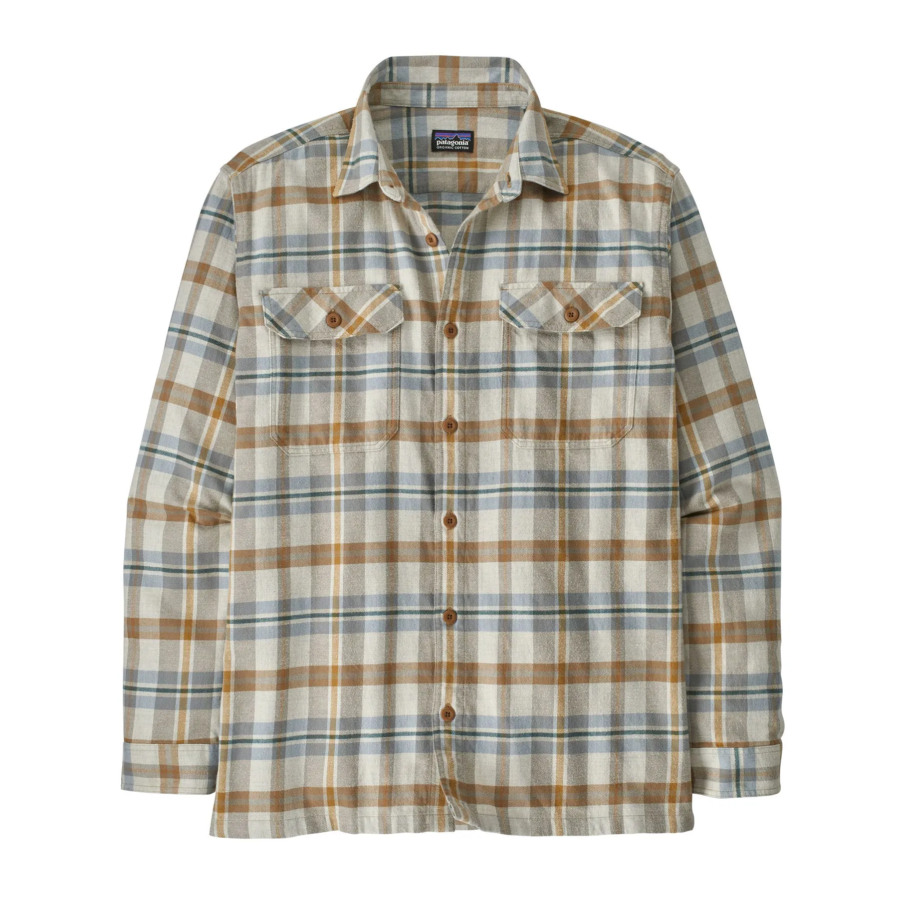 Patagonia Men's Long-Sleeved Organic Cotton Midweight Fjord Flannel Shirt