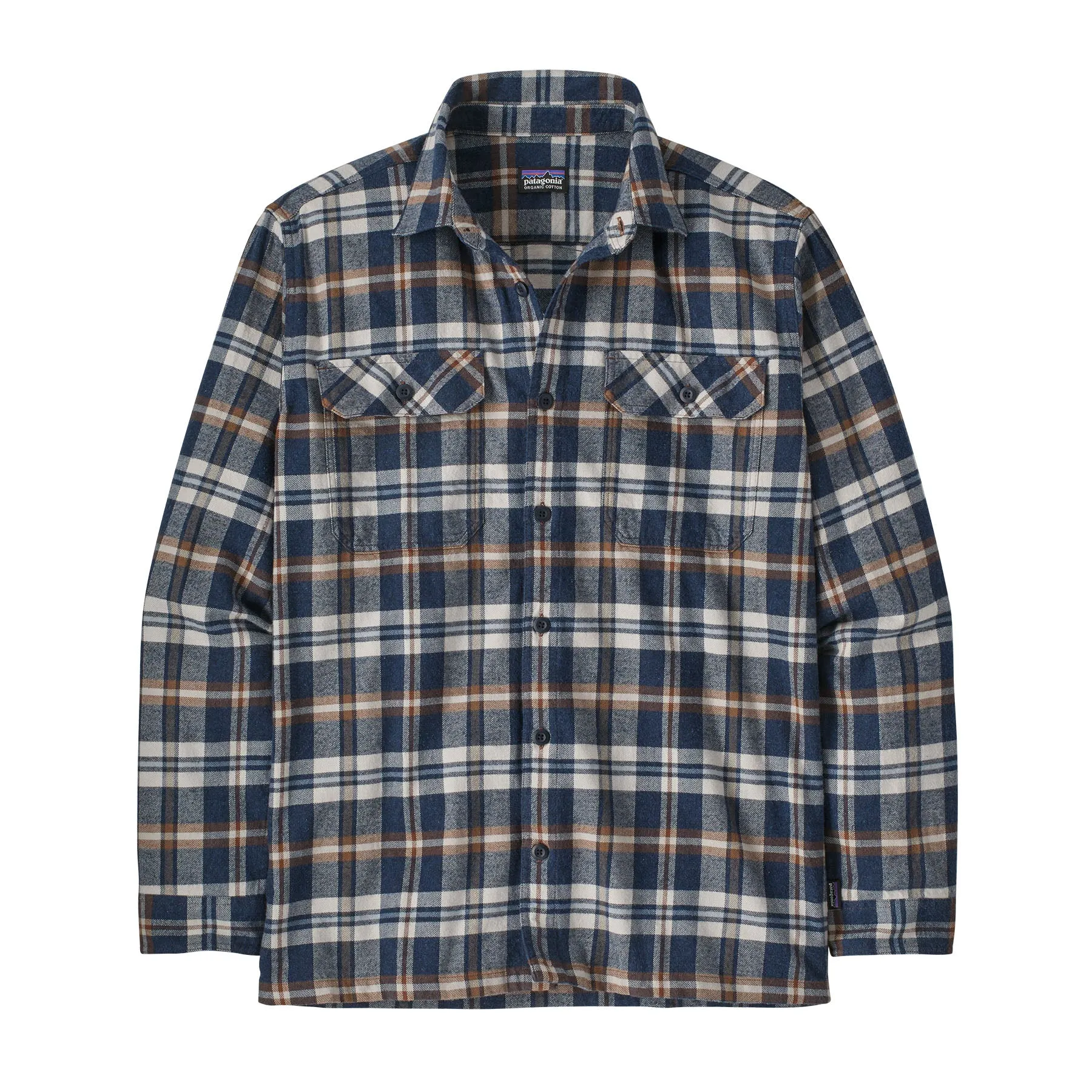 Patagonia Men's Long-Sleeved Organic Cotton Midweight Fjord Flannel Shirt