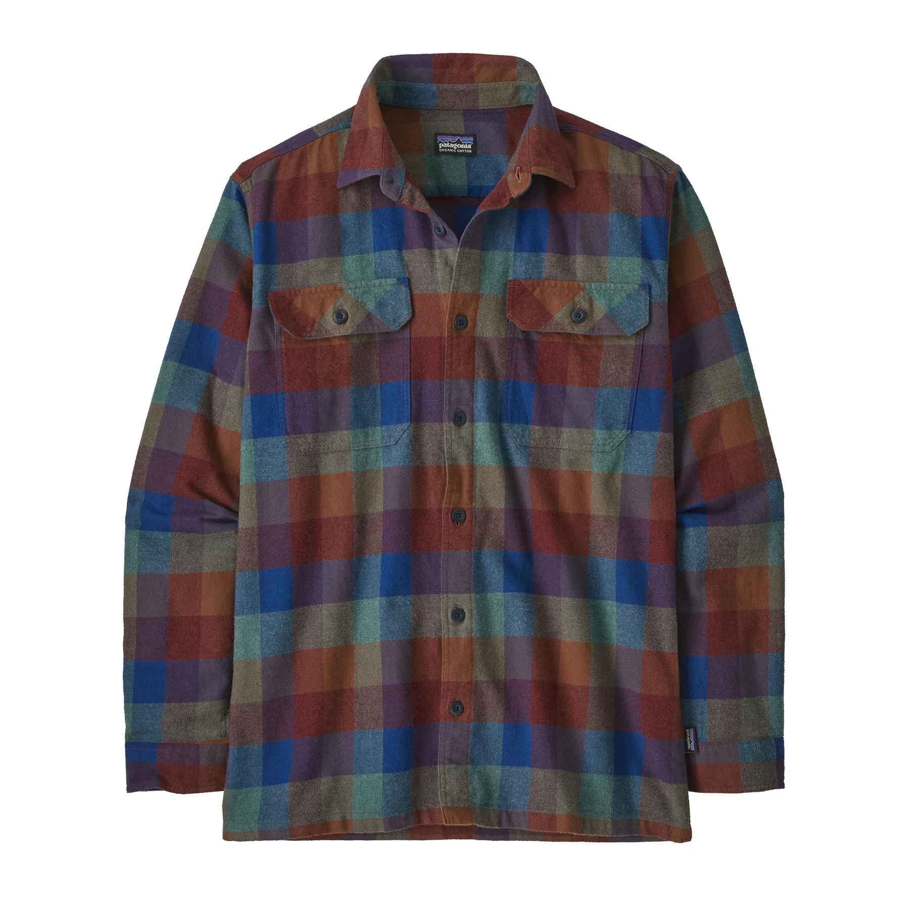 Patagonia Men's Long-Sleeved Organic Cotton Midweight Fjord Flannel Shirt