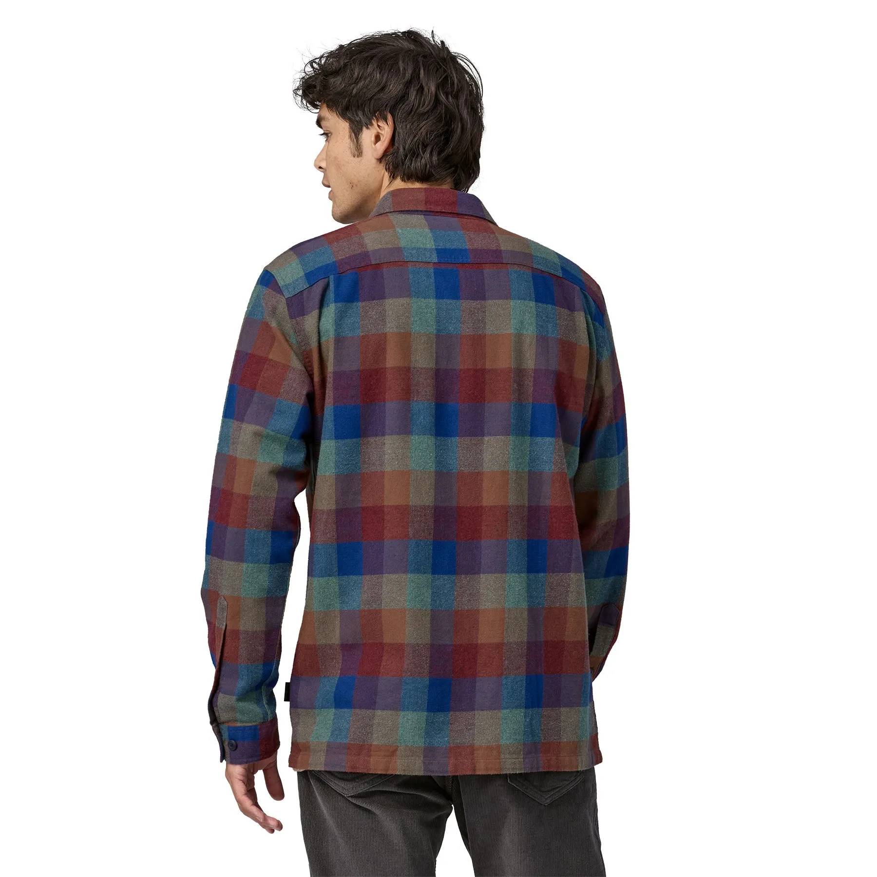 Patagonia Men's Long-Sleeved Organic Cotton Midweight Fjord Flannel Shirt