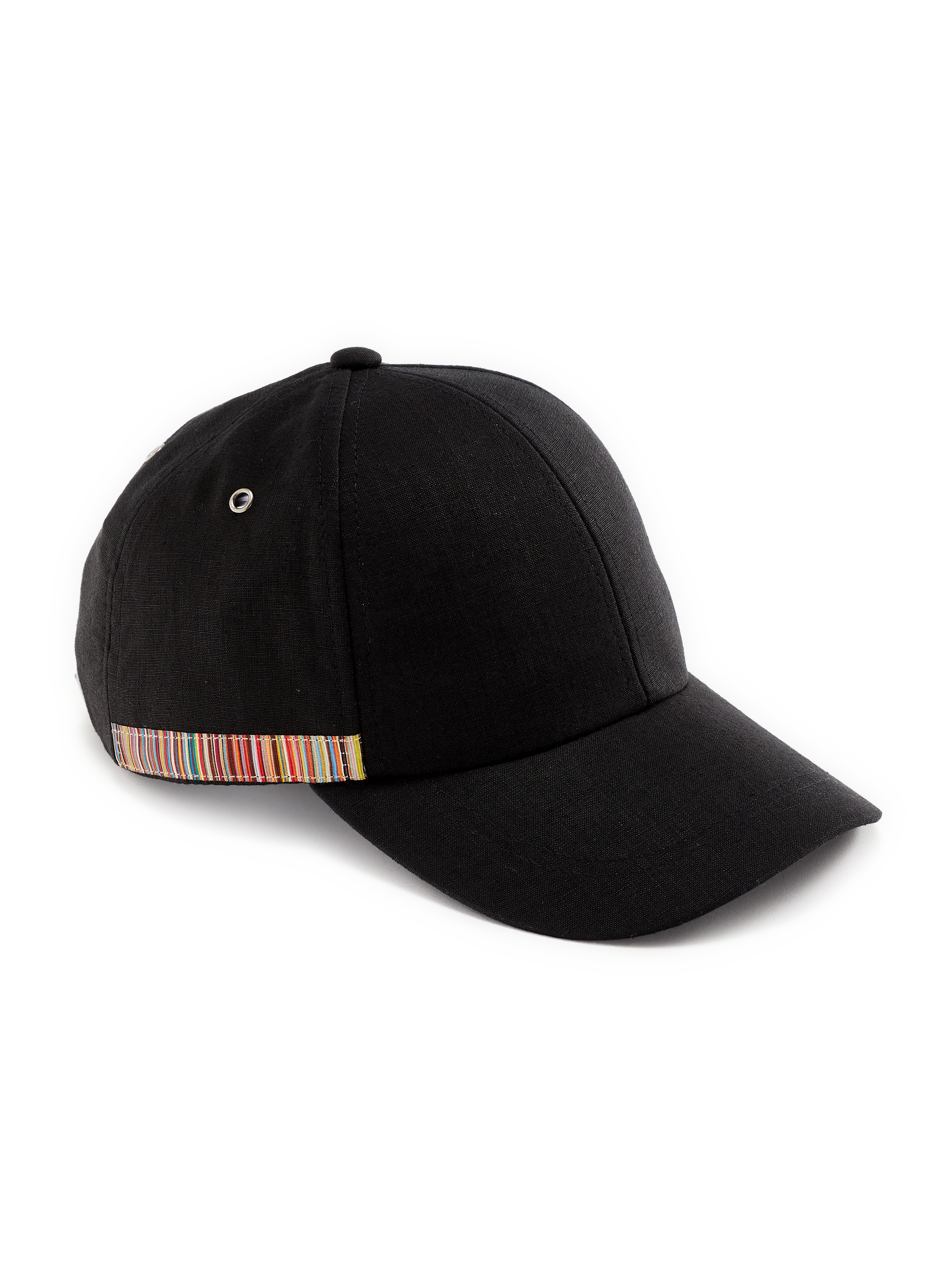 Paul smith  Linen baseball cap - Black