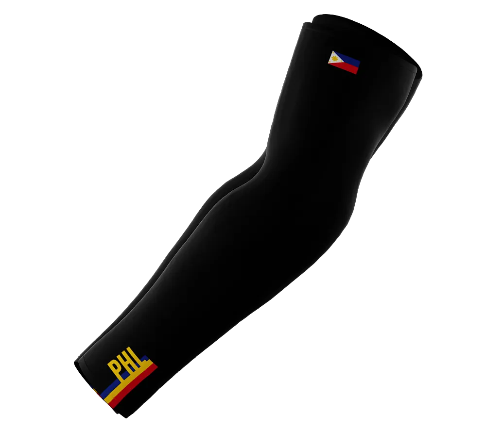 Philippines Code Compression Arm Sleeves - Walking - Cycling - Running - Golf - Baseball - Basketball