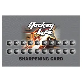 PHL HOCKEY SKATE SHARPENING CARD - 20X SHARPENING'S