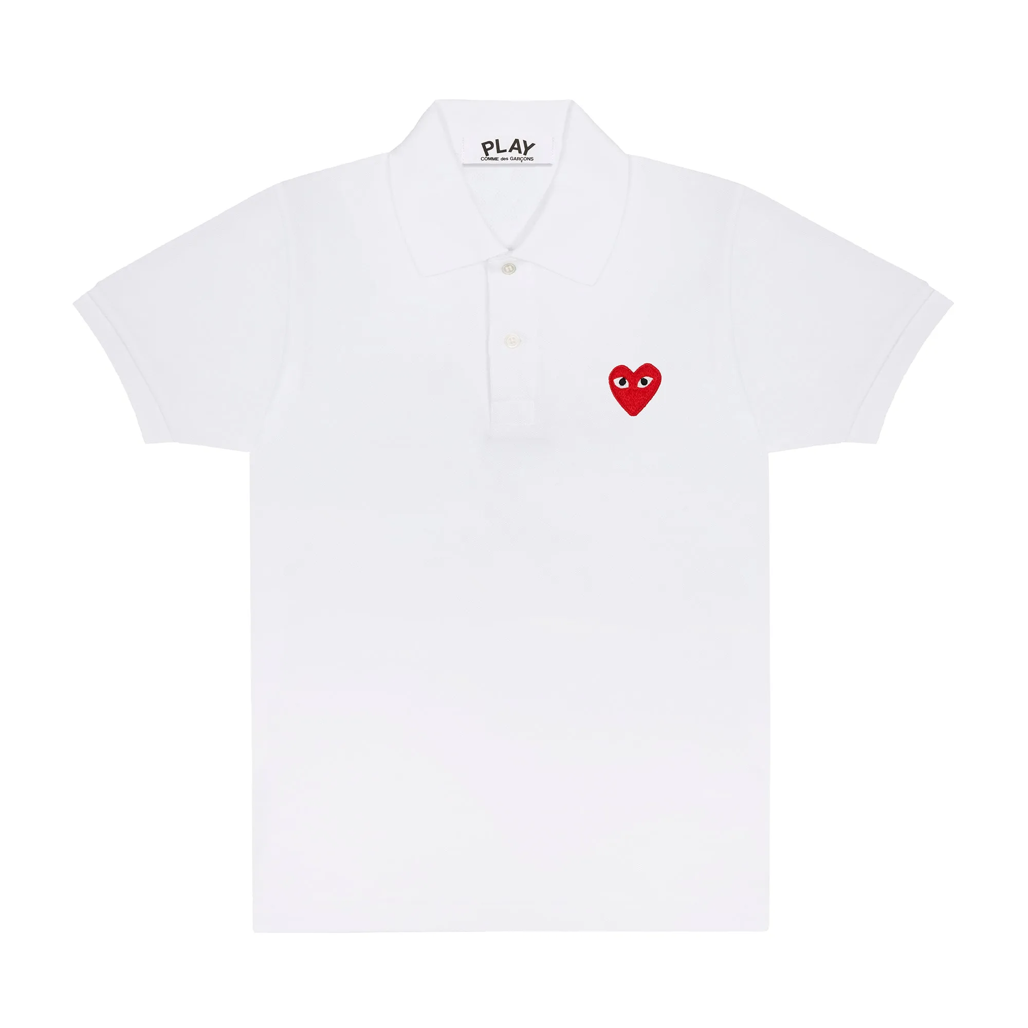 Play Red Polo Shirt  White