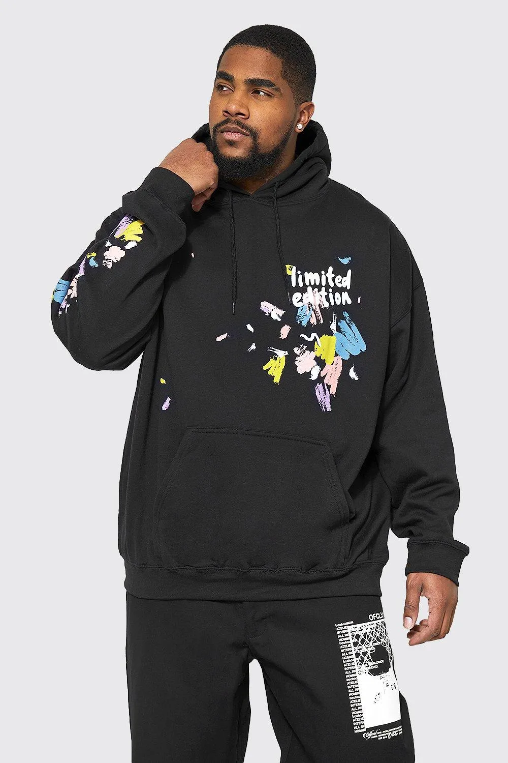 Plus Limited Edition Paint Splat Hoodie