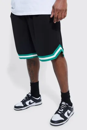 Plus Loose Fit Mesh Basketball Short