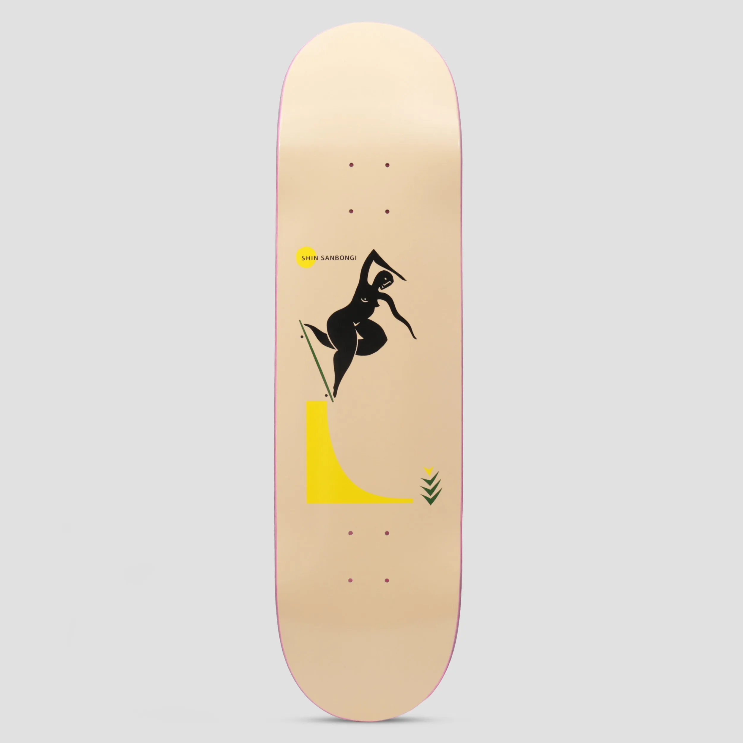 Polar 8.5 Shin Sanbongi Backside Noseblunt Skateboard Deck Sand