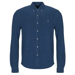 Polo Ralph Lauren - CHEMISE AJUSTEE COL BOUTONNE EN POLO FEATHERWEIGHT