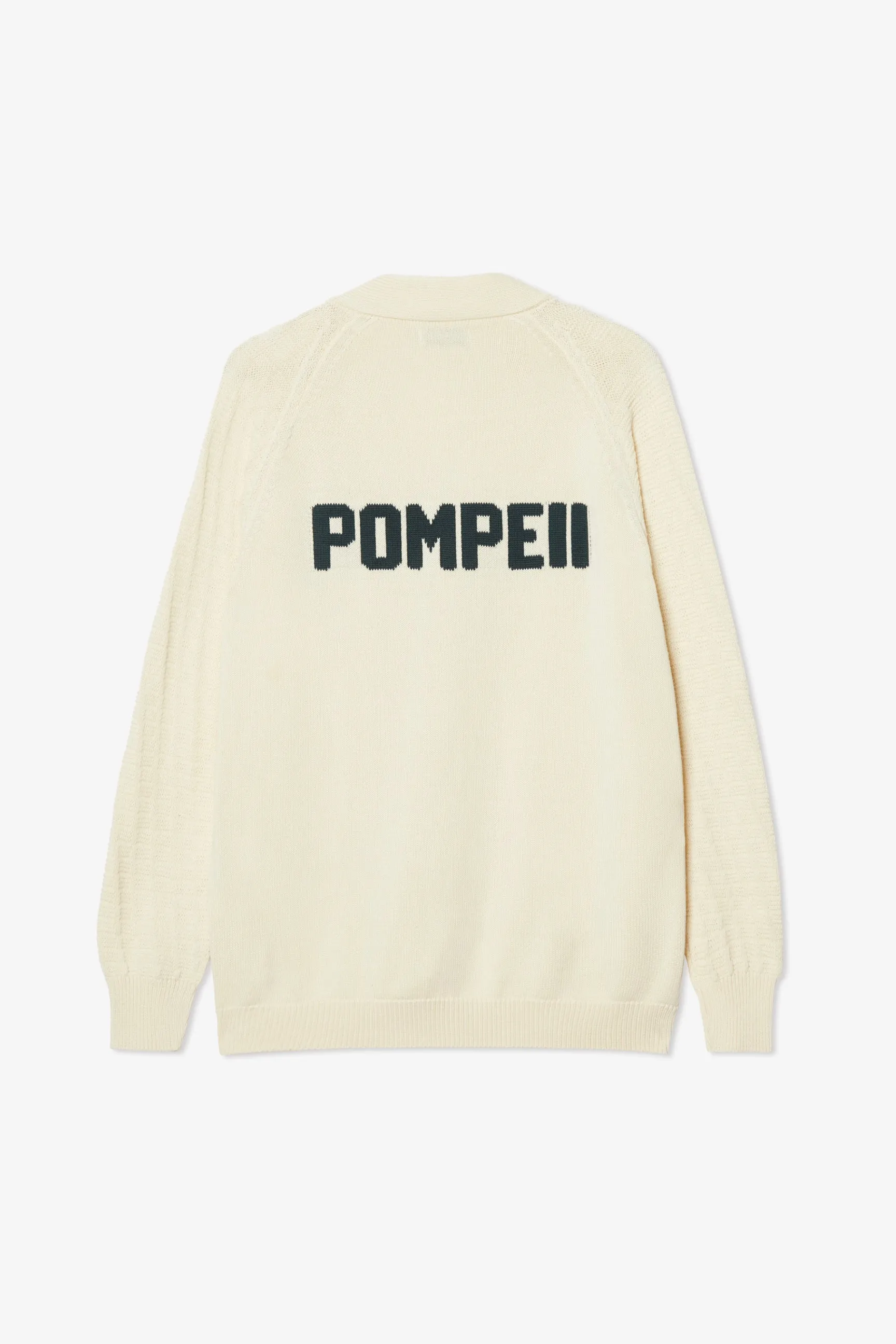 POMPEII ECRU KNIT CARDIGAN