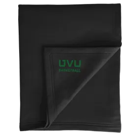 Port & Company Core Fleece Sweatshirt Blanket- UVU Basketball