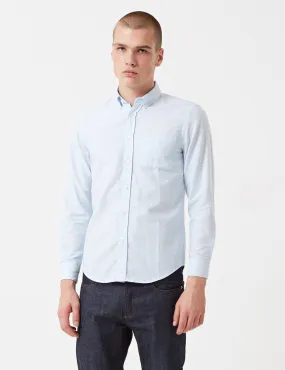 Portuguese Flannel Belavista Stripe Shirt - Blue