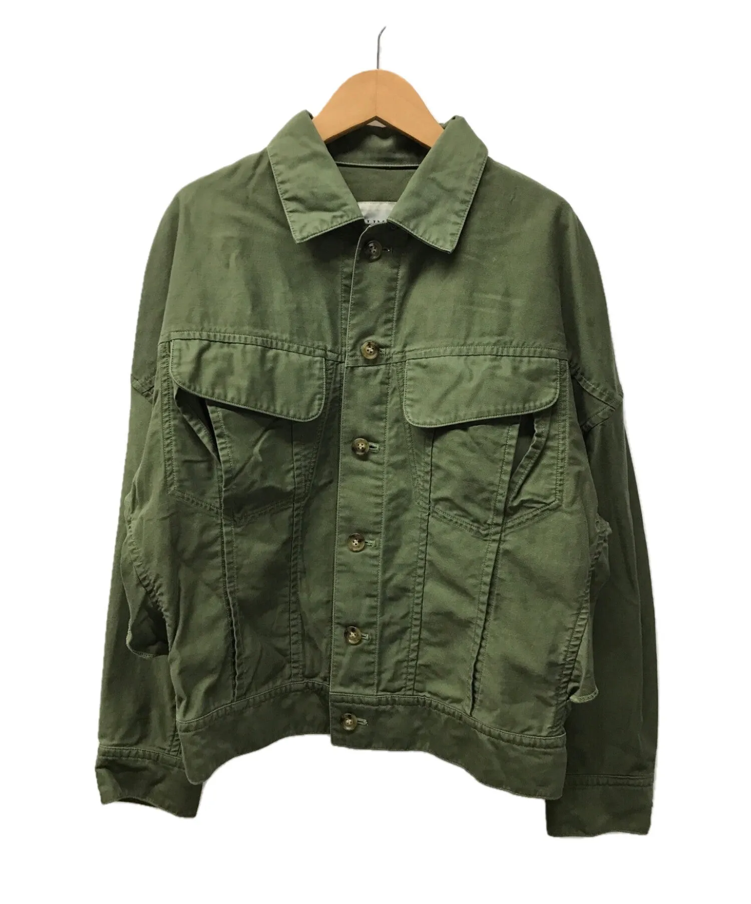 [Pre-owned] LIMI feu Slit Pocket Military Jacket LO-J09-010